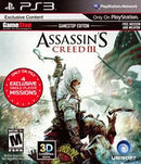 Assassinâs Creed III [Gamestop Edition] - Complete - Playstation 3