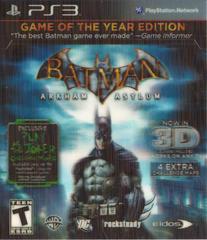 Batman: Arkham Asylum [Game of the Year] - Loose - Playstation 3