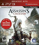 Assassin's Creed III [Greatest Hits] - Complete - Playstation 3