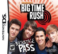 Big Time Rush Backstage Pass - In-Box - Nintendo DS  Fair Game Video Games