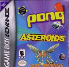 Pong / Asteroids / Yar's Revenge - Complete - GameBoy Advance  Fair Game Video Games