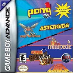 Pong / Asteroids / Yar's Revenge / Millipede / Super Breakout / Lunar Lander - Loose - GameBoy Advance  Fair Game Video Games