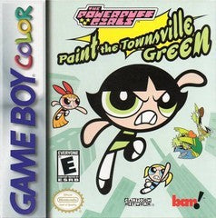 Powerpuff Girls Paint the Townsville Green - In-Box - GameBoy Color