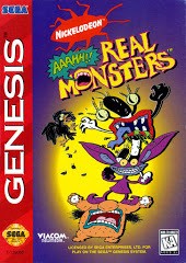AAAHH Real Monsters [Cardboard Box] - Loose - Sega Genesis
